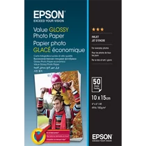 EPSON Fotópapír Value Glossy 10x15, 183 g / m2, 50 sheets