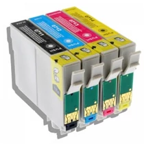 Utángyártott EPSON T07124011 Tintapatron Cyan IK Ecopixel