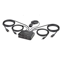 STARTECH KVM Switch 2xUSB-C, 4K 60Hz Displayport Output STARTECH