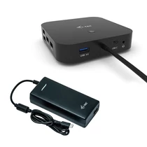 I-TEC USB-C DUAL DISP DOCKINGEU STATION 100W + CHARGER-C112W