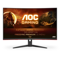 AOC Ívelt Gaming 240Hz VA monitor 31.5" C32G2ZE / BK, 1920x1080, 16:9, 300cd / m2, 1ms, 2xHDMI / DisplayPort