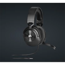 CORSAIR Vezetékes Headset, HS55 Gaming, Ultrakönnyű, Jack dugós, fekete Corsair