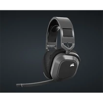 CORSAIR Vezeték Nélküli Headset, HS80 MAX RGB WIRELESS Gaming, Dolby Atmos hangzás, szürke Corsair