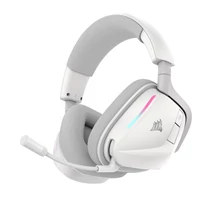 CORSAIR Vezeték Nélküli Headset, VOID v2 Wireless Gaming Headset, Dolby Atmos, fehér Corsair