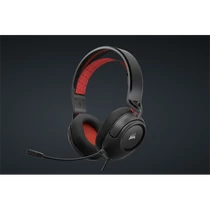 CORSAIR Vezetékes Headset, HS35 v2 Gaming, Multiplatform, piros Corsair
