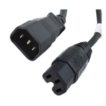 1M POWER CABLE - PDU TO SWITCH IEC C14(M)-IEC C15(F)