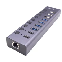 I-TEC CHARGING HUB 9PORT LAN UK USB 3.0/USB-C POWER ADAPTER 60W