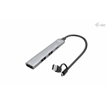 I-TEC 4-portos USB2.0 HUB Grey
