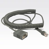 RS232 CBL STD-DB9F EAS 12FT COILED
