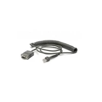 CABLE RS232 DB9 FEMALE CON 2.8M COILED POWER PIN 9