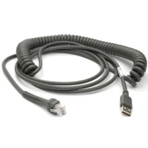 USB CBL SERIE A 15FT COILED