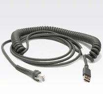 USB CBL SERIE A 9FT COILED