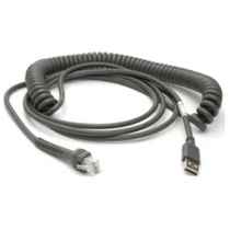 CABLE SHIELDED USB: SERIES A CONNECTOR 15FT/4.6M COILED