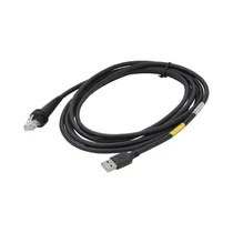 CABL USB BLK TYPE A 3M 5V PWR STRAIGHT