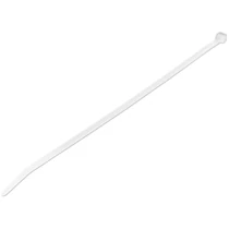 100 PACK 10 CABLE TIES -WHITE NYLON ZIP TIE WRAPS UL TAA