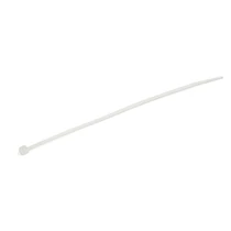 100 PACK 6 CABLE TIES -WHITE NYLON ZIP TIE WRAPS UL TAA