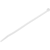 100 PACK 8 CABLE TIES -WHITE NYLON ZIP TIE WRAPS UL TAA