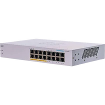 CISCO Switch 16x1000Mbps (8xPOE), Fémházas, Rackes - CBS110-16PP-EU