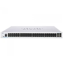 CISCO Switch 48x1000Mbps (POE) + 4x1000Mbps SFP, Menedzselhető, Fémházas, Rackes - CBS220-48P-4G-EU CISCO