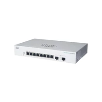 CISCO Switch 8x1000Mbps (POE) + 2x1000Mbps SFP, Menedzselhető, Fémházas, Rackes - CBS220-8FP-E-2G-EU CISCO