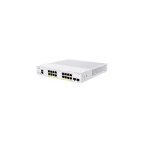 CISCO Switch 16x1000Mbps (POE + ) + 2x1000Mbps SFP, Menedzselhető, Fémházas, Rackes - CBS250-16P-2G-EU CISCO
