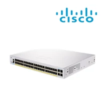 CISCO Switch 48x1000Mbps (POE + ) + 4x10000Mbps SFP + , Menedzselhető, Fémházas, Rackes - CBS250-48P-4X-EU CISCO