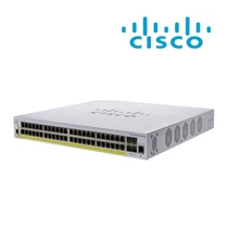 CISCO Switch 48x1000Mbps (POE + ) + 4x1000Mbps SFP, Fémházas, Rackes, Menedzselhető - CBS350-48P-4G-EU CISCO