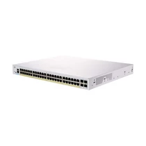 CISCO Switch 48x1000Mbps + 4x1000Mbps SFP, Fémházas, Rackes, Menedzselhető - CBS350-48T-4G-EU CISCO