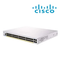 CISCO Switch 48x1000Mbps + 4x10000Mbps SFP + , Fémházas, Rackes, Menedzselhető - CBS350-48T-4X-EU