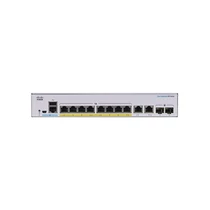CISCO Switch 8x1000Mbps (POE + ) + 2x1000Mbps SFP, Fémházas, Rackes, Menedzselhető - CBS350-8FP-E-2G-EU CISCO