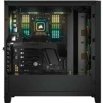 CORSAIR iCUE 4000X RGB Edzett Üveg Mid-Tower Gépház, Fekete