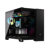 CORSAIR Ház iCUE LINK 2500X RGB, 2x RX120 RGB Ventilátor, Tápegység nélkül, Edzett Üveg, fekete Corsair
