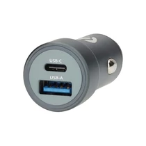 Nedis CCH1C1A48W szivargyújtós autós töltő, 48 W | 1,5 / 2,0 / 3,0 A, USB-A / USB-C, automatikus feszültségválasztás NEDIS