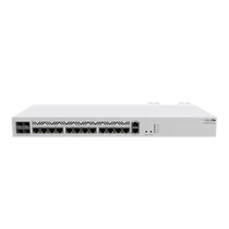 MIKROTIK Vezetékes Cloud Core Router 13x1000Mbps + 4x10000Mbps SFP + , Redundáns, Rackes - CCR2116-12G-4S+