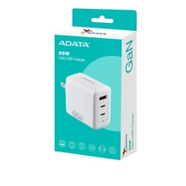 ADATA Fali gyorstöltő, GaN, Fehér, 65W ADATA