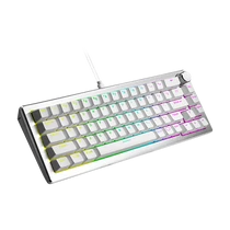 COOLER MASTER Vezetékes Billentyűzet CK720 65% RGB Mechanikus Gaming, White Switch, magyar Cooler Master