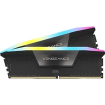 CORSAIR DDR5 5600MHz 32GB (2x16GB) XMP VENGEANCE RGB RAM, fekete