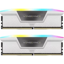 CORSAIR DDR5 6400MHz 32GB (2x16GB) XMP VENGEANCE RGB RAM, fehér