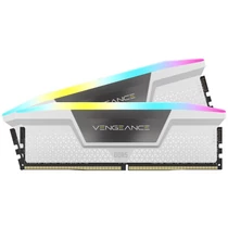 CORSAIR DDR5 6000MHz 32GB (2x16GB) XMP VENGEANCE RGB RAM, fehér