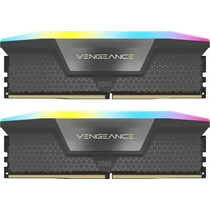 CORSAIR DDR5 6000MHz 32GB (2x16GB) AMD EXPO VENGEANCE RGB RAM, szürke