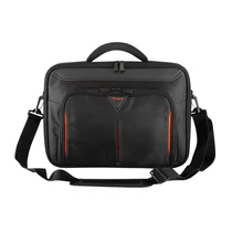 TARGUS Notebook táska CN418EU, Classic+ 17-18" Clamshell Laptop Bag - Black / Red