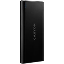 CANYON Powerbank, 10000mAh, USB-C / microUSB Input, 2xUSB Output, 5V-2,1A, fekete - CNE-CPB1006B