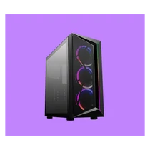 COOLER MASTER Ház Midi ATX CMP 510, 3x ARGB Ventilátor, Tápegység nélkül, Üvegfalú, fekete Cooler Master