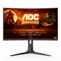 AOC Ívelt Gaming 165Hz VA monitor 27" CQ27G2S / BK, 2560x1440, 16:9, 250cd / m2, 1ms, 2xHDMI / DisplayPort AOC