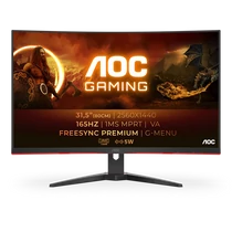 AOC Ívelt Gaming 165Hz VA monitor 31.5" CQ32G2SE / BK, 2560x1440, 16:9, 250cd / m2, 1ms, 2xHDMI / DisplayPort, hangszóró