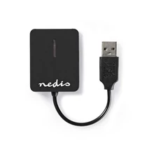 Nedis CRDRU2300BK kártyaolvasó minden az 1-ben, M2 / MS / MS-PRO / MS-DUO(PRO) / MICRO-SD(HC) / SD(-HC) / MMC / RS-MMC / MINI-SD(-HC) NEDIS