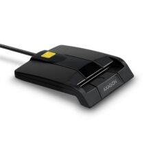 AXAGON CRE-SM3 USB Smart Card / ID Card fekvő kártyaolvasó