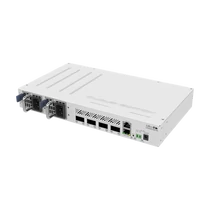 MIKROTIK Cloud Router Switch 1x100Mbps + 4x100Gbit QSFP28, Menedzselhető, Rackes - CRS504-4XQ-IN