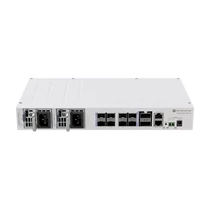 MIKROTIK Cloud Router Switch 1x100Mbps + 8x25Gbit SFP28 + 2x100Gbit QSFP28, Fémházas, Rackes - CRS510-8XS-2XQ-IN MikroTik