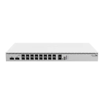 MIKROTIK Cloud Router Switch 1x100Mbps + 16x25Gbit SFP28 + 2x 100Gbit QSFP28, Fémházas, Rackes - CRS518-16XS-2XQ-RM MikroTik